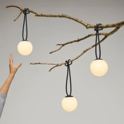 Outdoor-Akkuleuchten|Outdoor-Akkuleuchten^Fatboy Bolleke Mini LED Hängeleuchte mit Akku 3er Set