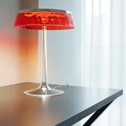 Flos Bon Jour LED Tischleuchte Chrom| Nachttischleuchten