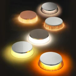 Flos Bon Jour LED Tischleuchte Chrom| Nachttischleuchten