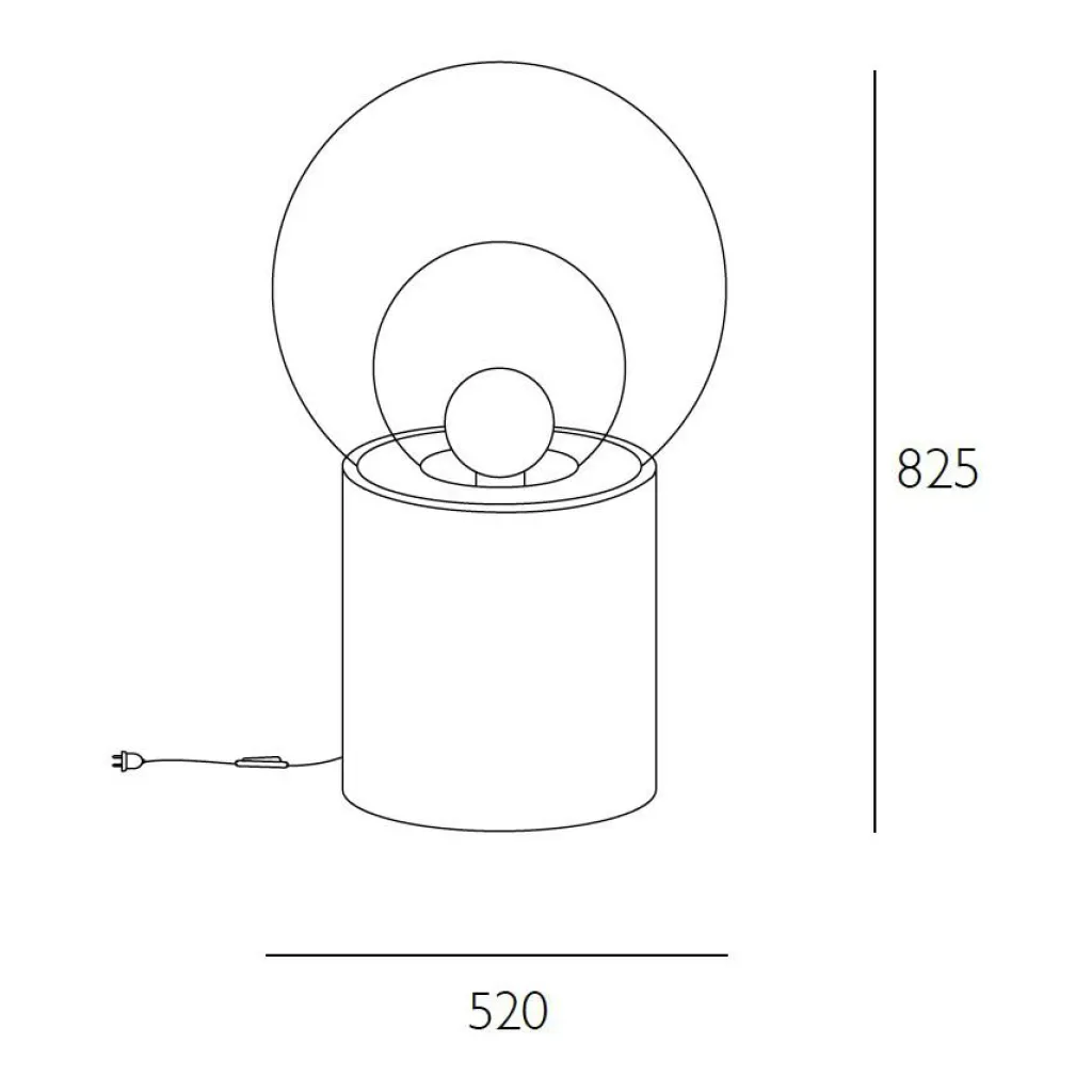 Bodenleuchten^pulpo Boule High Bodenleuchte Sockel Marmor