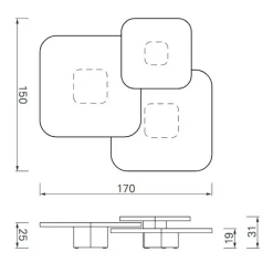 ClassiCon Bow Couchtisch 3er Set| Beistelltische