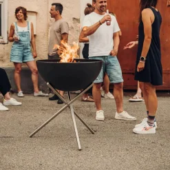 höfats Bowl 70 Feuerschale mit Dreibein| Grills & Feuerstellen