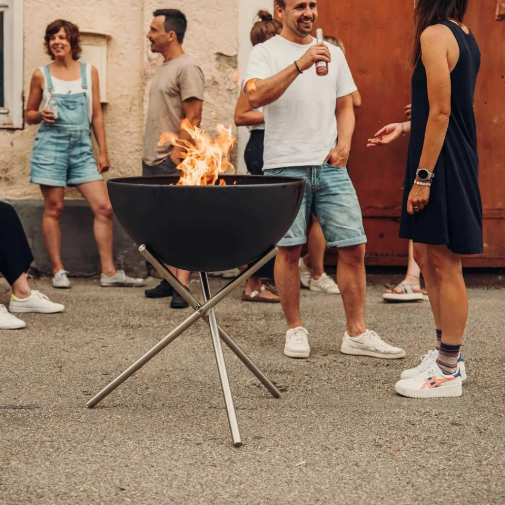höfats Bowl 70 Feuerschale mit Dreibein| Grills & Feuerstellen