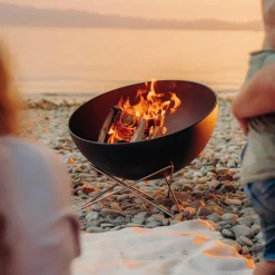 höfats Bowl 57 Feuerset flex mit Sternfuß und Dreibein| Grills & Feuerstellen