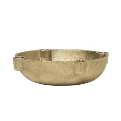 Kerzenständer^Ferm Living Bowl Kerzenständer Messing S