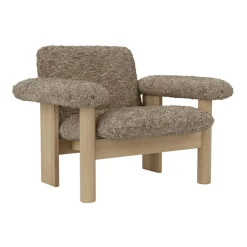 Sessel^Audo Brasilia Lounge Chair Schaffell