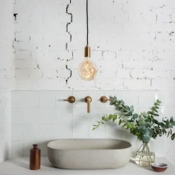 Pendelleuchten^Tala Brass Pendelleuchte mit Voronoi I LED E27 FILAMENT 2W =><noscript><img width=