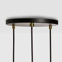 Tala Brass Triple Pendant with Voronoi II Pendelleuchte| Pendelleuchten