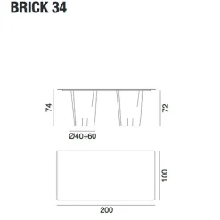 Gervasoni Brick Esstisch| Esstische