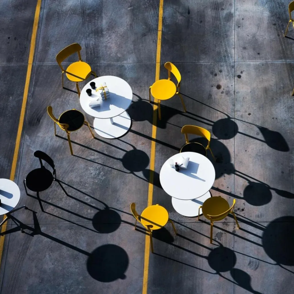 Lapalma Brio Beistelltisch Gestell weiß H40cm| Tische