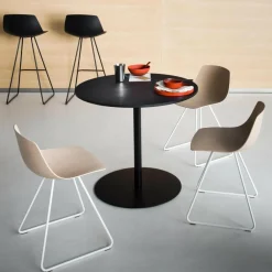 Lapalma Brio Bistrotisch Gestell Schwarz Rund H72cm| Tische|Bistrotische