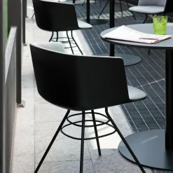 Lapalma Brio Bistrotisch Gestell Schwarz Rund H72cm| Tische|Bistrotische