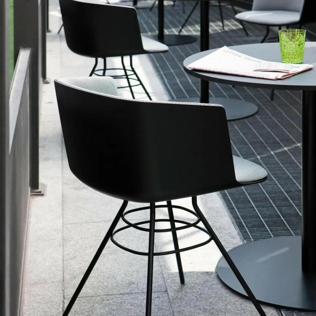 Lapalma Brio Bistrotisch Gestell Schwarz Rund H72cm| Tische|Bistrotische