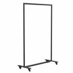 Garderoben^FROST Bukto Kleiderständer mit Rollen 103,8x45x156cm