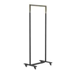 Garderoben^FROST Bukto Kleiderständer mit Rollen 63,8x45x156cm