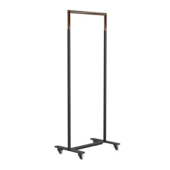 Garderoben^FROST Bukto Kleiderständer mit Rollen 63,8x45x156cm