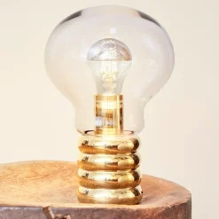 Nachttischleuchten^Ingo Maurer Bulb Brass Tischleuchte