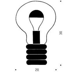 Nachttischleuchten^Ingo Maurer Bulb Tischleuchte