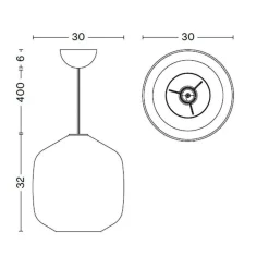 Pendelleuchten^HAY Buoy Glass Pendelleuchte Ø 30cm
