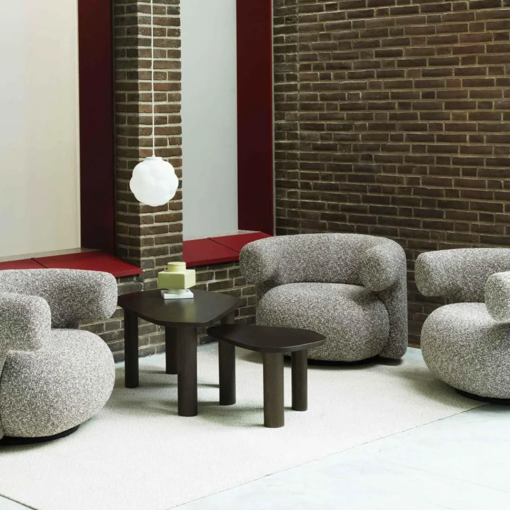 Sessel^Normann Copenhagen Burra Lounge Chair/ Drehsessel mit Rückdrehfunktion