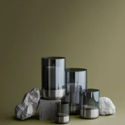 Blomus Calma Windlicht Edelstahl L| Windlichter