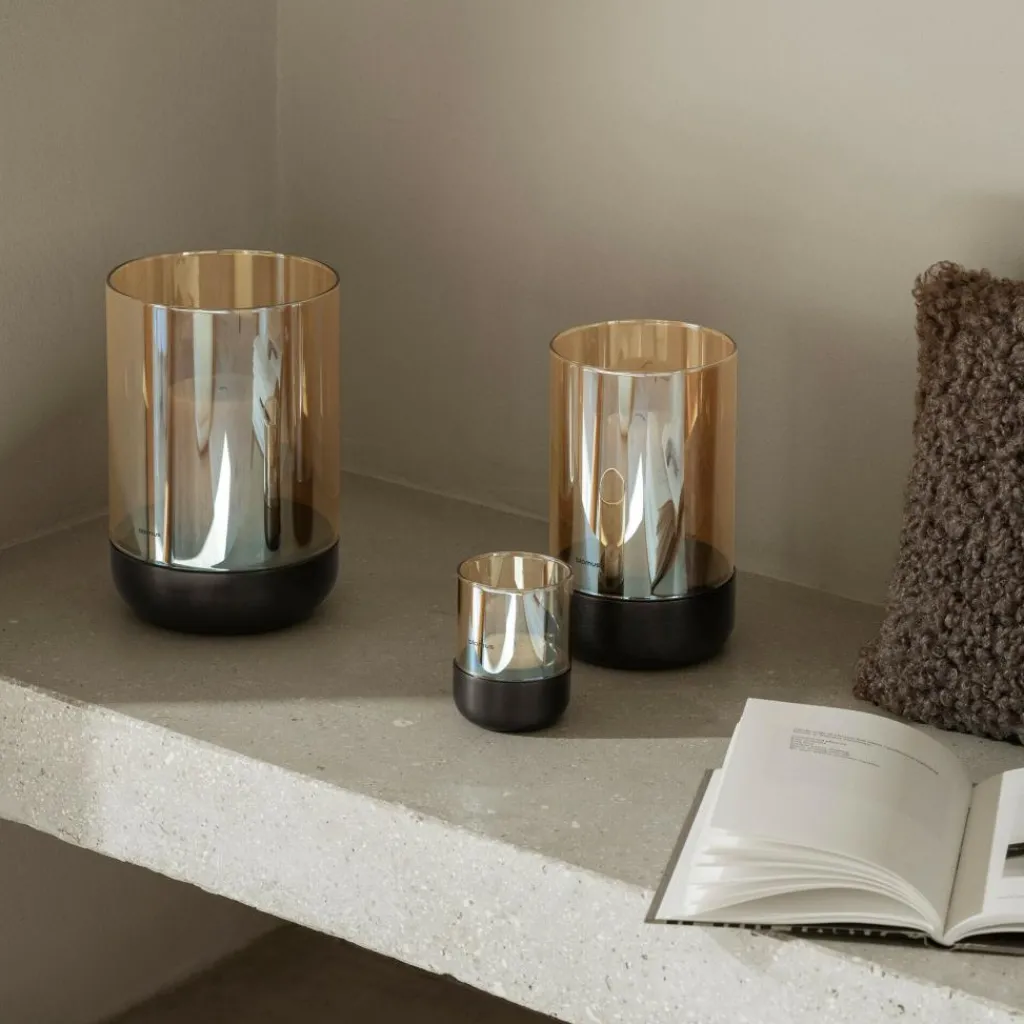 Blomus Calma Windlicht Edelstahl L| Windlichter