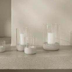 Windlichter^Blomus Calma Windlicht Polyresin 2er Set