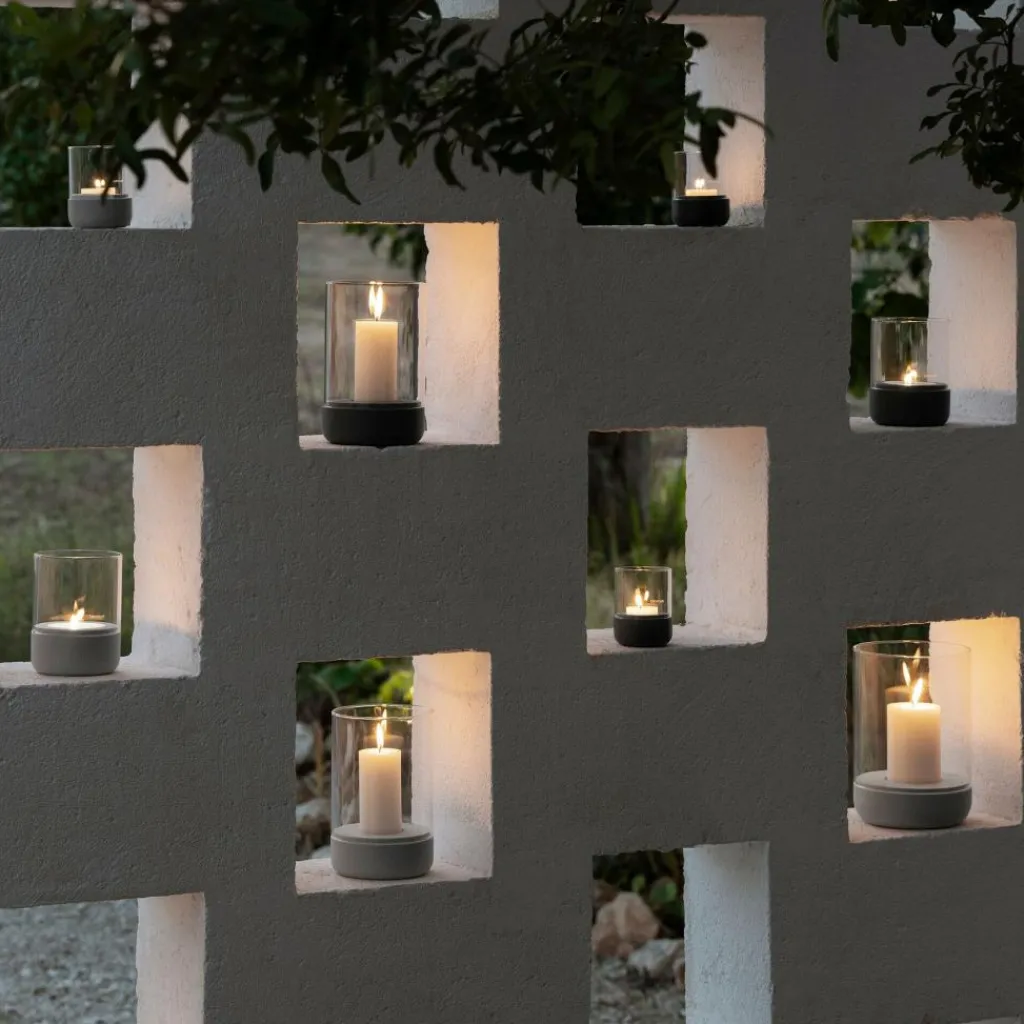 Blomus Calma Windlicht Polyresin L| Windlichter