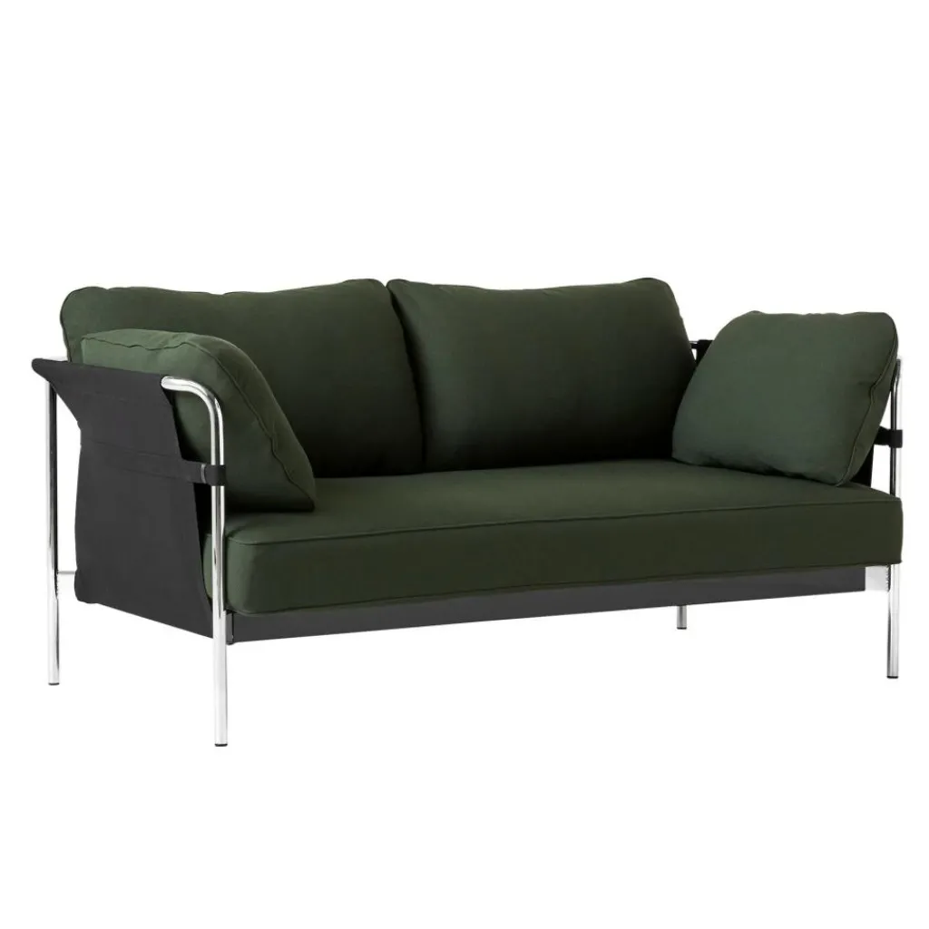 Sofas^HAY Can 2.0 2-Sitzer Sofa Gestell Stahl verchromt