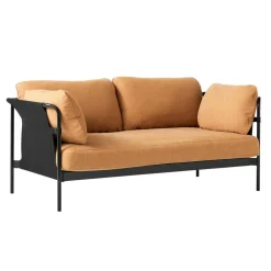 HAY Can 2.0 2-Sitzer Sofa Gestell Stahl schwarz| Sofas