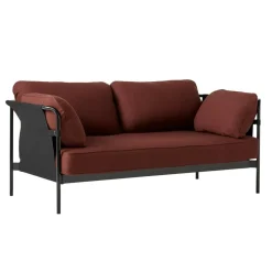 HAY Can 2.0 2-Sitzer Sofa Gestell Stahl schwarz| Sofas