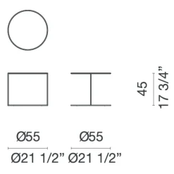 Beistelltische|Tische^Cappellini Cannot Beistelltisch
