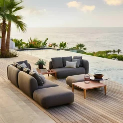 Cane-Line Capture 2-Sitzer Sofamodul Seite| Outdoor-Sofas & Sessel