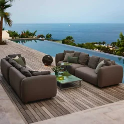 Cane-Line Capture 2-Sitzer Sofamodul Seite| Outdoor-Sofas & Sessel