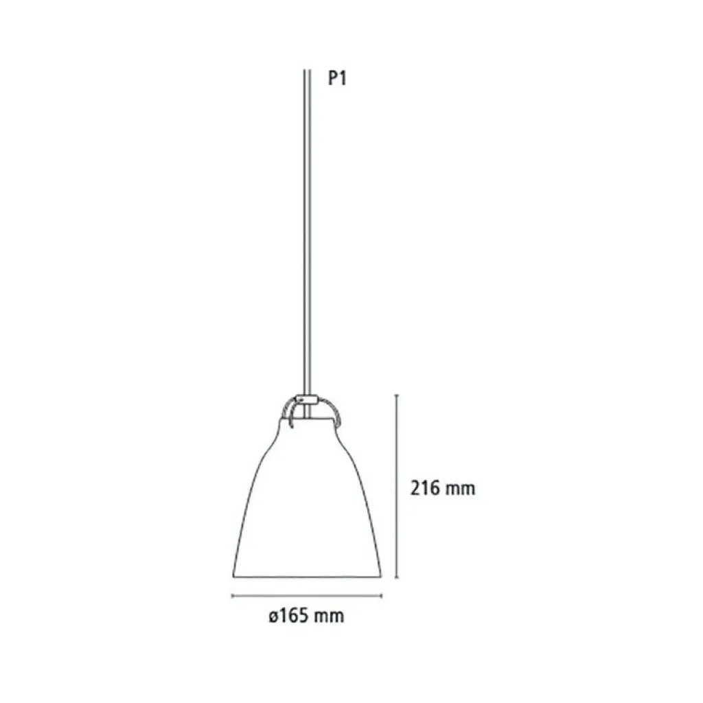 Fritz Hansen Caravaggio™ Pendelleuchte Opalglas| Pendelleuchten
