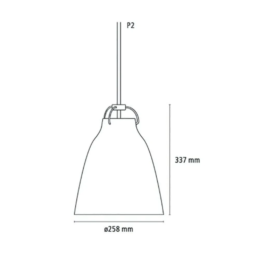 Fritz Hansen Caravaggio™ Pendelleuchte Opalglas| Pendelleuchten