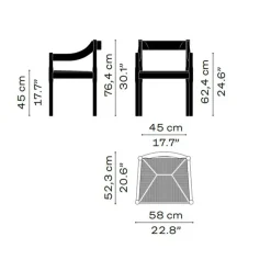 Fritz Hansen Carimate™ Armlehnstuhl Buche| Stühle
