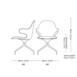 &Tradition Catch JH2 Drehstuhl| Stühle