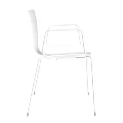Stühle^Arper Catifa 46 0251 Armlehnstuhl einfarbig weiß