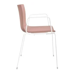Stühle^Arper Catifa 46 0251 Armlehnstuhl einfarbig weiß