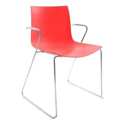 Arper Catifa 46 0287 Armlehnstuhl einf. Kufe Chrom| Stühle