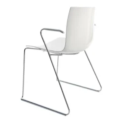 Arper Catifa 46 0287 Armlehnstuhl einf. Kufe Chrom| Stühle