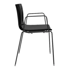 Stühle^Arper Catifa 46 0251 Armlehnstuhl einfarbig schwarz