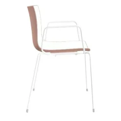 Arper Catifa 46 0251 Armlehnstuhl zweifarbig weiß| Stühle