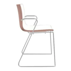 Arper Catifa 46 0287 Armlehnstuhl zweif. Kufe Chrom| Stühle