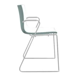 Arper Catifa 46 0287 Armlehnstuhl zweif. Kufe Chrom| Stühle