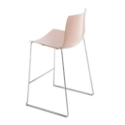 Barhocker^Arper Catifa 46 0474 Barhocker niedrig einf. Chrom