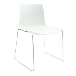 Arper Catifa 46 0278 Stuhl einfarbig Kufe Chrom| Stühle