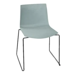 Stühle^Arper Catifa 46 0278 Stuhl einfarbig Kufe schwarz