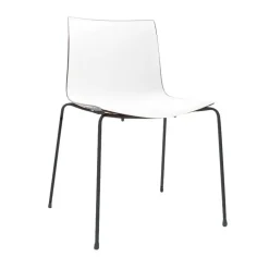 Arper Catifa 46 0251 Stuhl zweifar. Gestell schwarz| Stühle